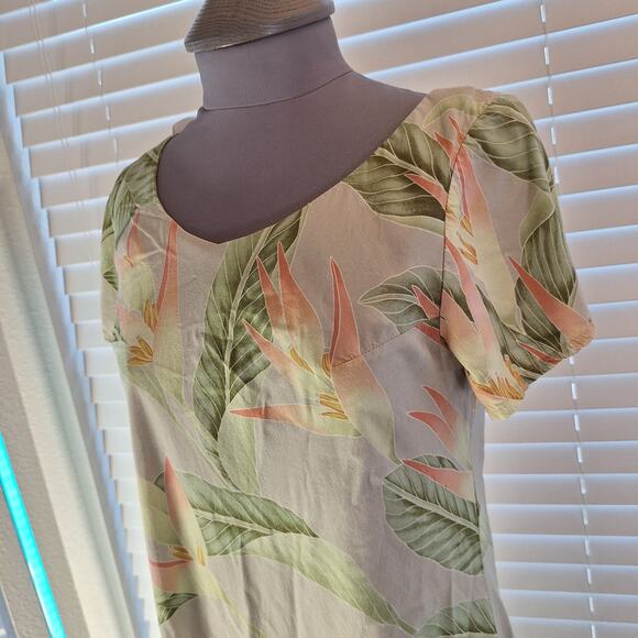 Vintage Nani of Hawaii Dress Tropical Hawaiian Size S Floral - Picture 9 of 12